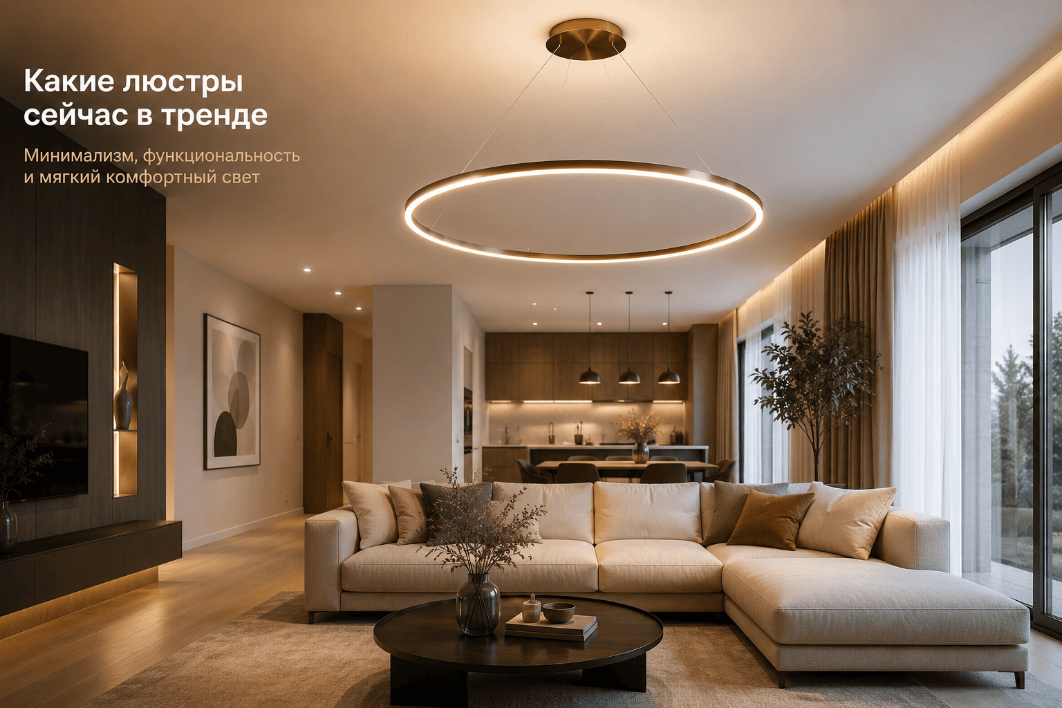Модные люстры и светильники 2026 года