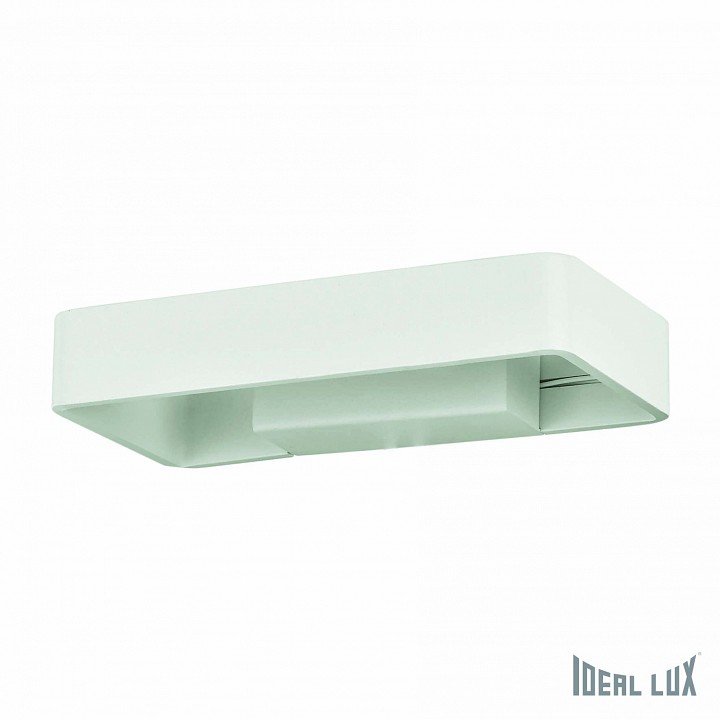 Настенный светодиодный светильник Ideal Lux Zed AP1 Square Bianco. 