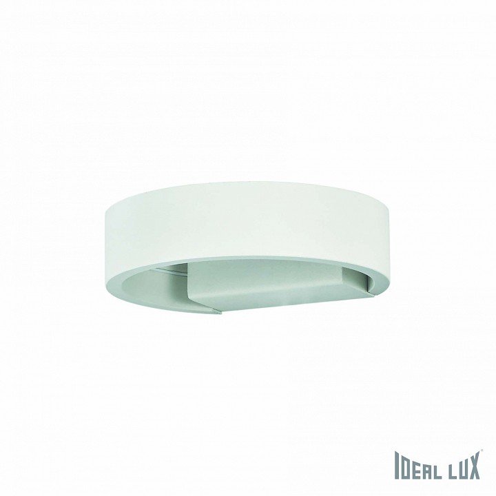 Настенный светодиодный светильник Ideal Lux Zed AP1 Round Bianco. 