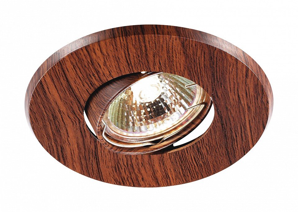 Точечный встраиваемый светильник Novotech Wood 369710. 