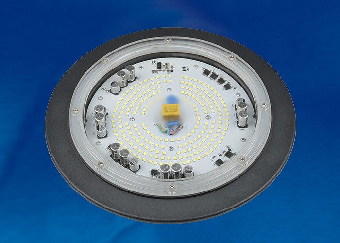 Подвесной светодиодный светильник (UL-00003772) Uniel ULY-U41C-100W/DW IP65 Grey. 