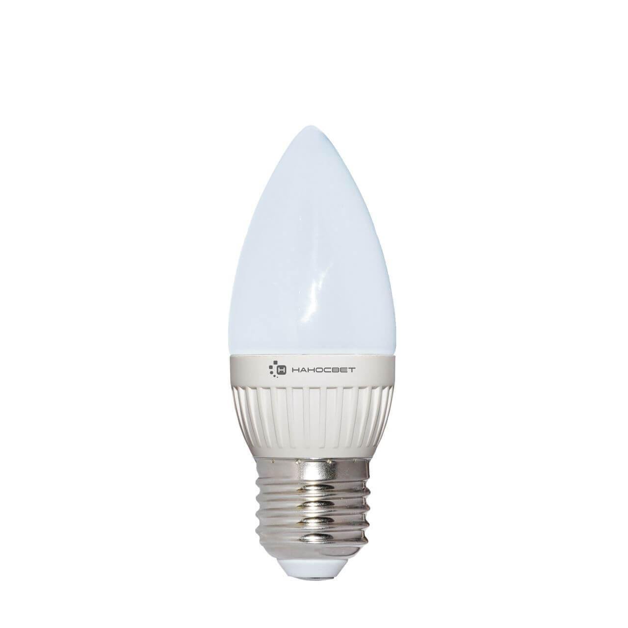 Лампа светодиодная Наносвет E27 6,5W 2700K матовая LC-CD-6.5/E27/827 L202. 