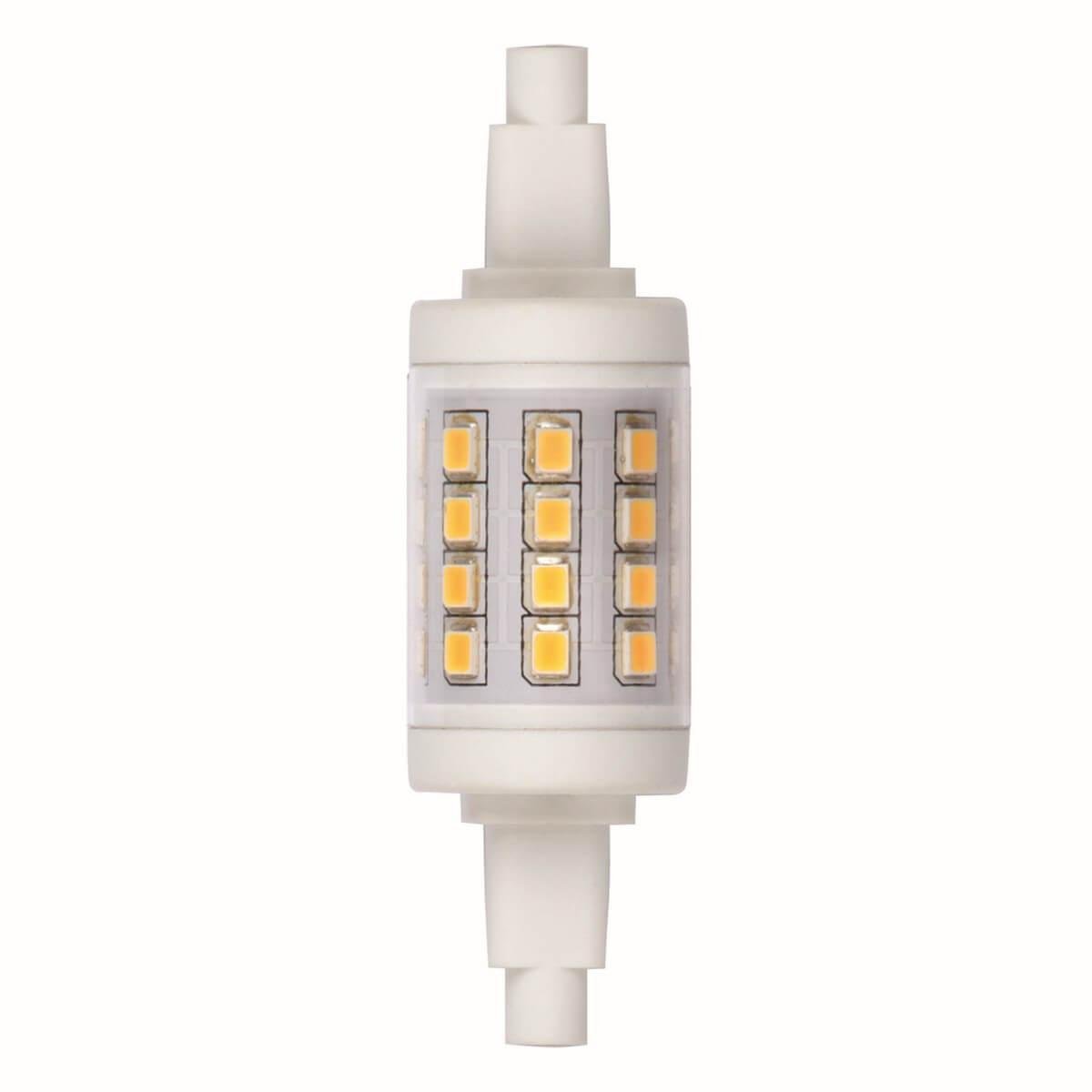 Лампа светодиодная Uniel (UL-00001554) R7s 6W 3000K прозрачная LED-J78-6W/WW/R7s/CL PLZ06WH. 