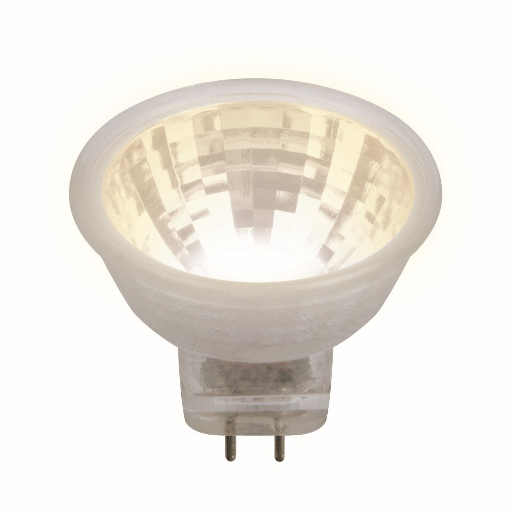 Лампа светодиодная Uniel (UL-00001702) GU4 3W 3000K прозрачная LED-MR11-3W/WW/GU4/220V GLZ21TR. 