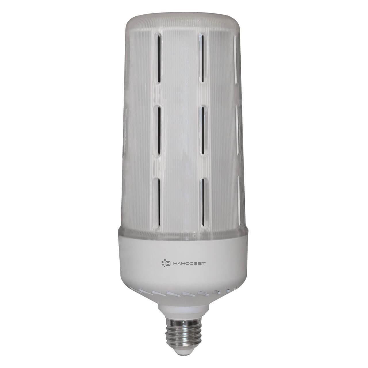 Лампа светодиодная Наносвет E27 50W 3000K матовая LE-LP-T90-50/E27/830 L350. 