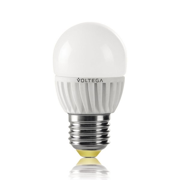 Лампа светодиодная E27 6.5W 2800К шар матовый VG1-G2E27warm6W 4695. 