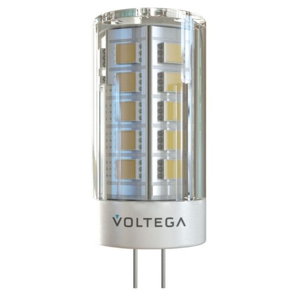 Лампа светодиодная G4 4W 2800К прозрачная VG9-K1G4warm4W-12 7030. 