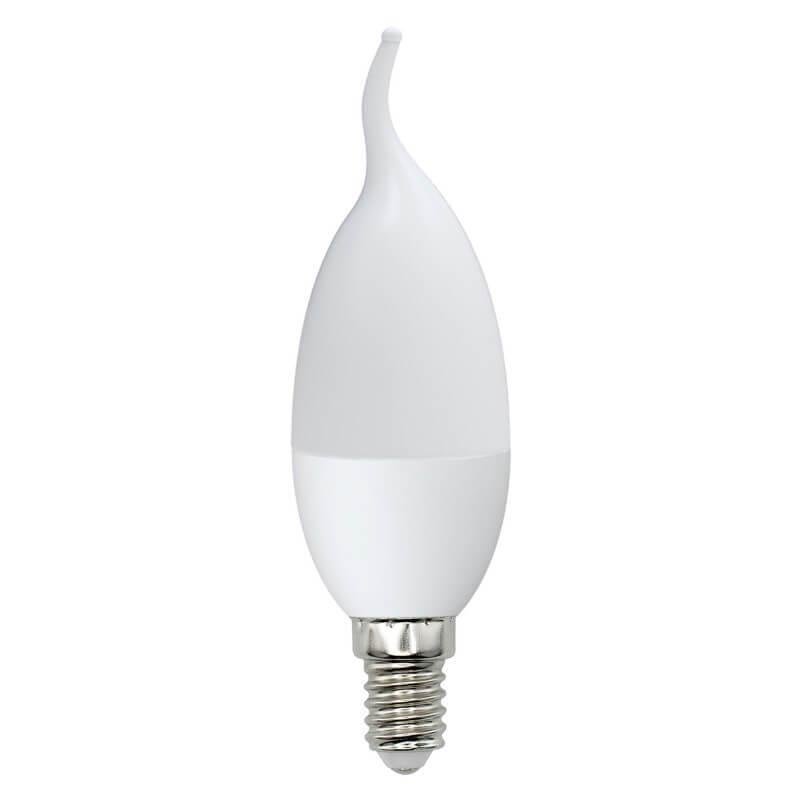 Лампа светодиодная Volpe (UL-00003808) E14 9W 4000K матовая LED-CW37-9W/NW/E14/FR/NR. 