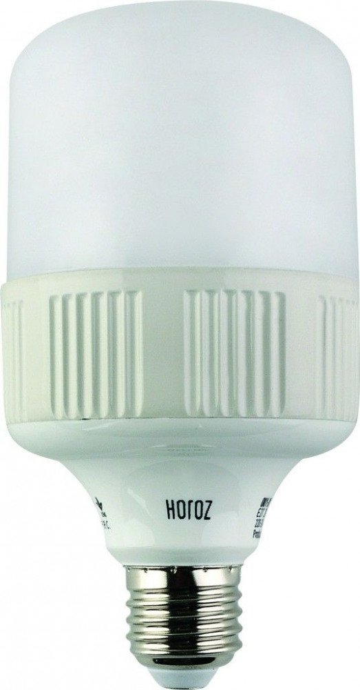 Лампа светодиодная Horoz E27 30W 6400К матовая 001-016-0030. 
