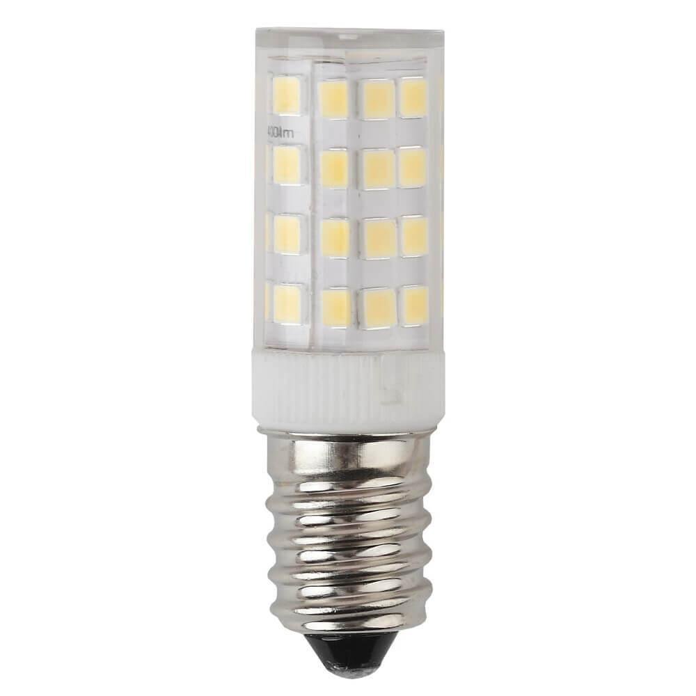 Лампа светодиодная ЭРА E14 3,5W 2700K прозрачная LED T25-3,5W-CORN-827-E14. 