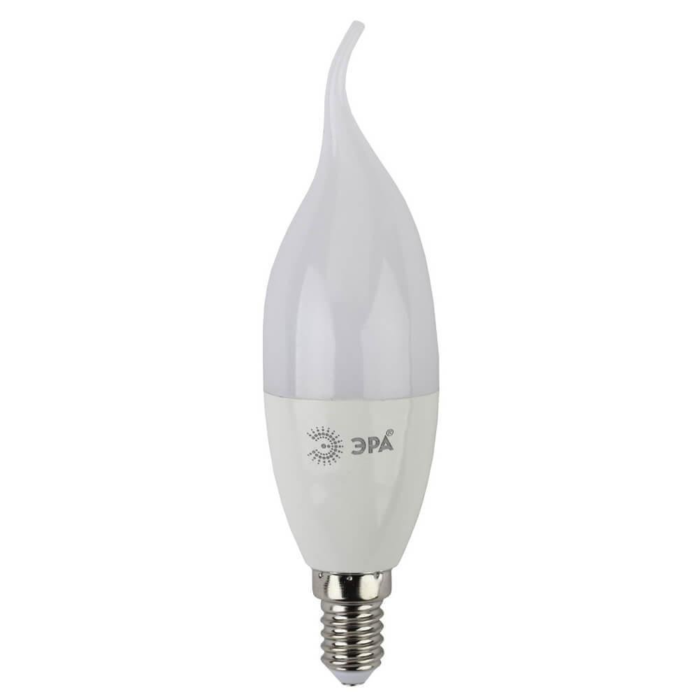 Лампа светодиодная ЭРА E14 9W 2700K матовая LED BXS-9W-827-E14. 