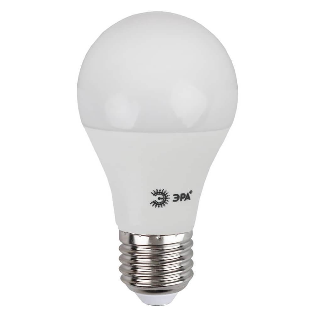 Лампа светодиодная ЭРА E27 12W 2700K матовая ECO LED A60-12W-827-E27. 