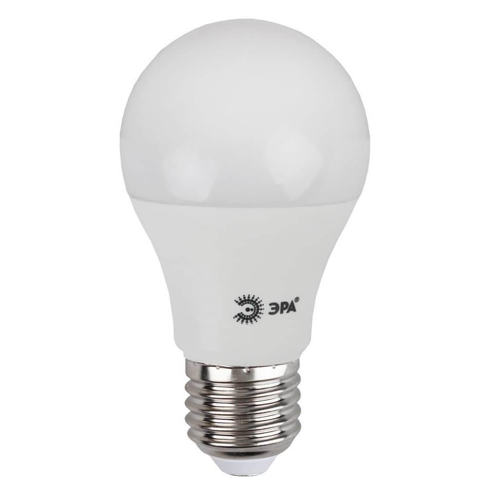 Лампа светодиодная ЭРА E27 13W 6000K матовая LED A60-13W-860-E27. 
