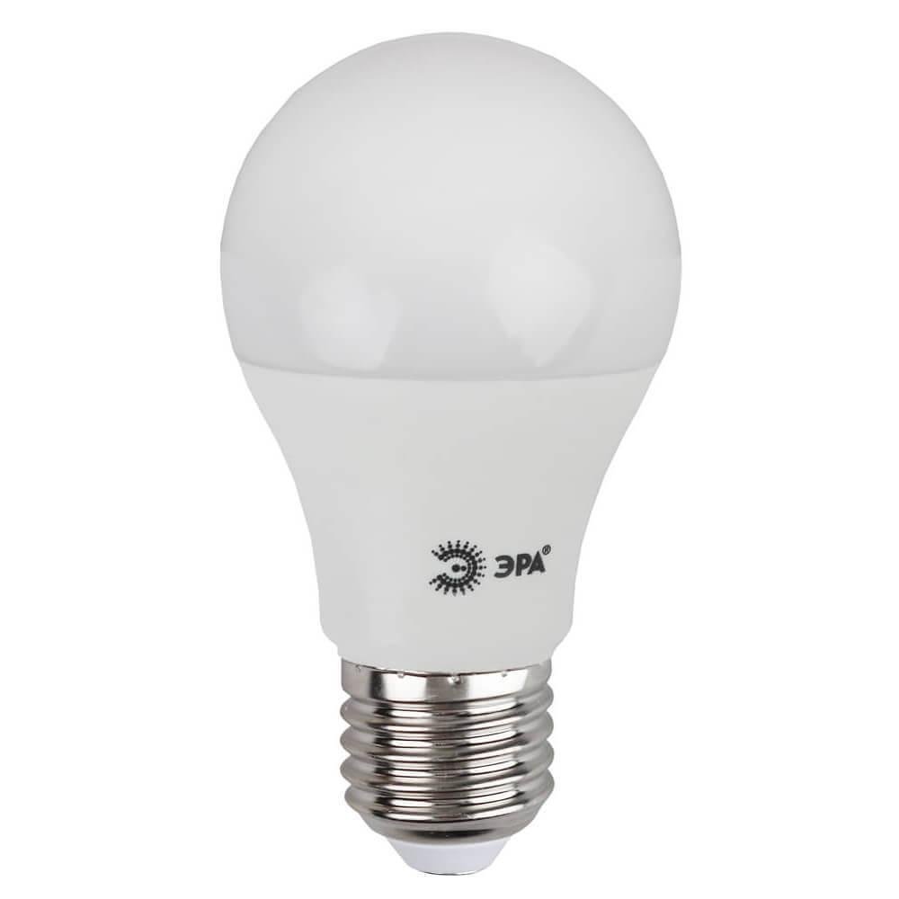 Лампа светодиодная ЭРА E27 15W 6000K матовая LED A60-15W-860-E27. 