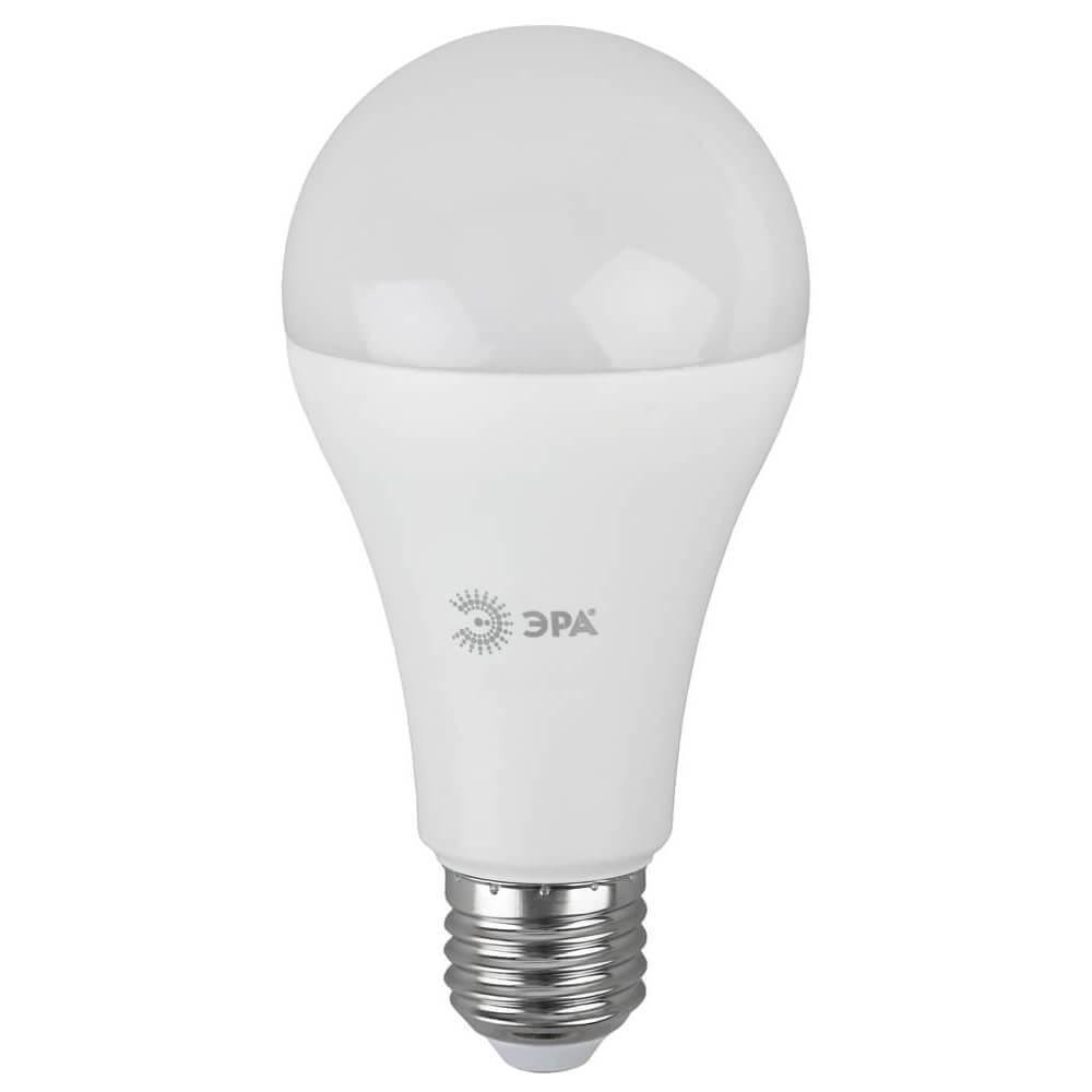 Лампа светодиодная ЭРА E27 25W 6000K матовая LED A65-25W-860-E27. 