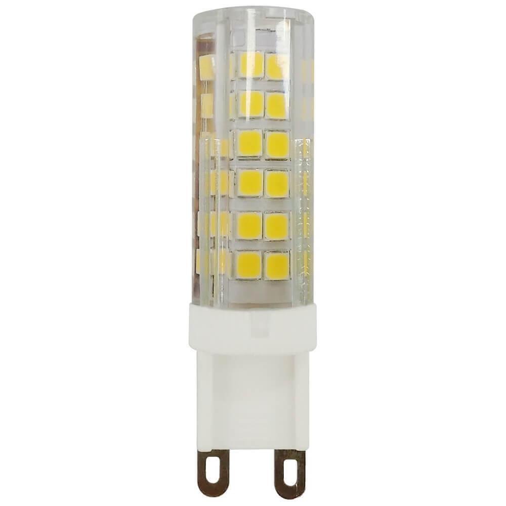 Лампа светодиодная ЭРА G9 7W 2700K прозрачная LED JCD-7W-CER-827-G9. 