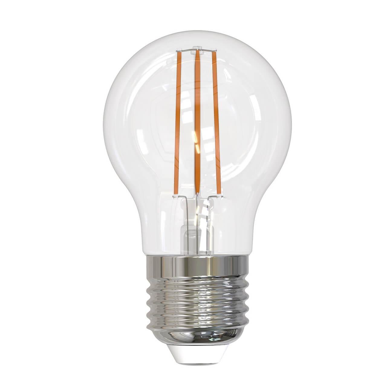 Лампа светодиодная Uniel (UL-00005178) E27 11W 3000K прозрачная LED-G45-11W/3000K/E27/CL PLS02WH. 