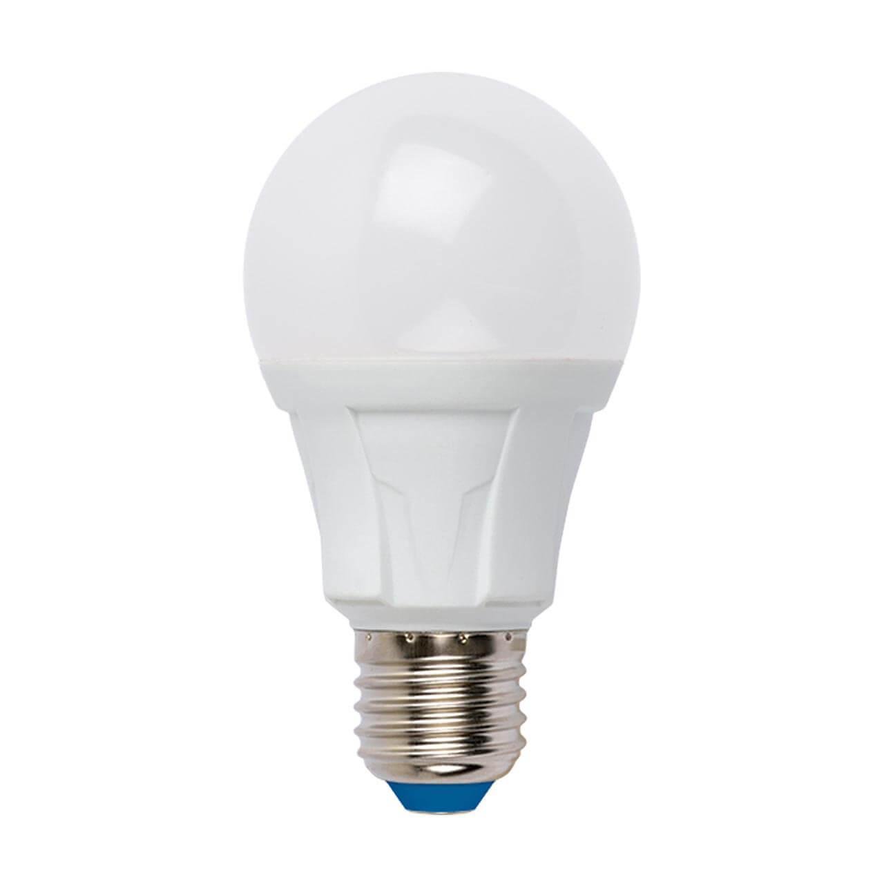 Лампа светодиодная Uniel (UL-00005030) E27 13W 3000K матовая LED-A60 13W/3000K/E27/FR PLP01WH. 