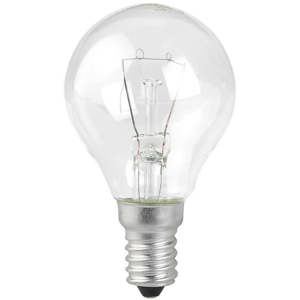 Лампа накаливания ЭРА E14 60W 2700K прозрачная P45-60W-E14/ДШ 230-60 Е 14 (гофра). 