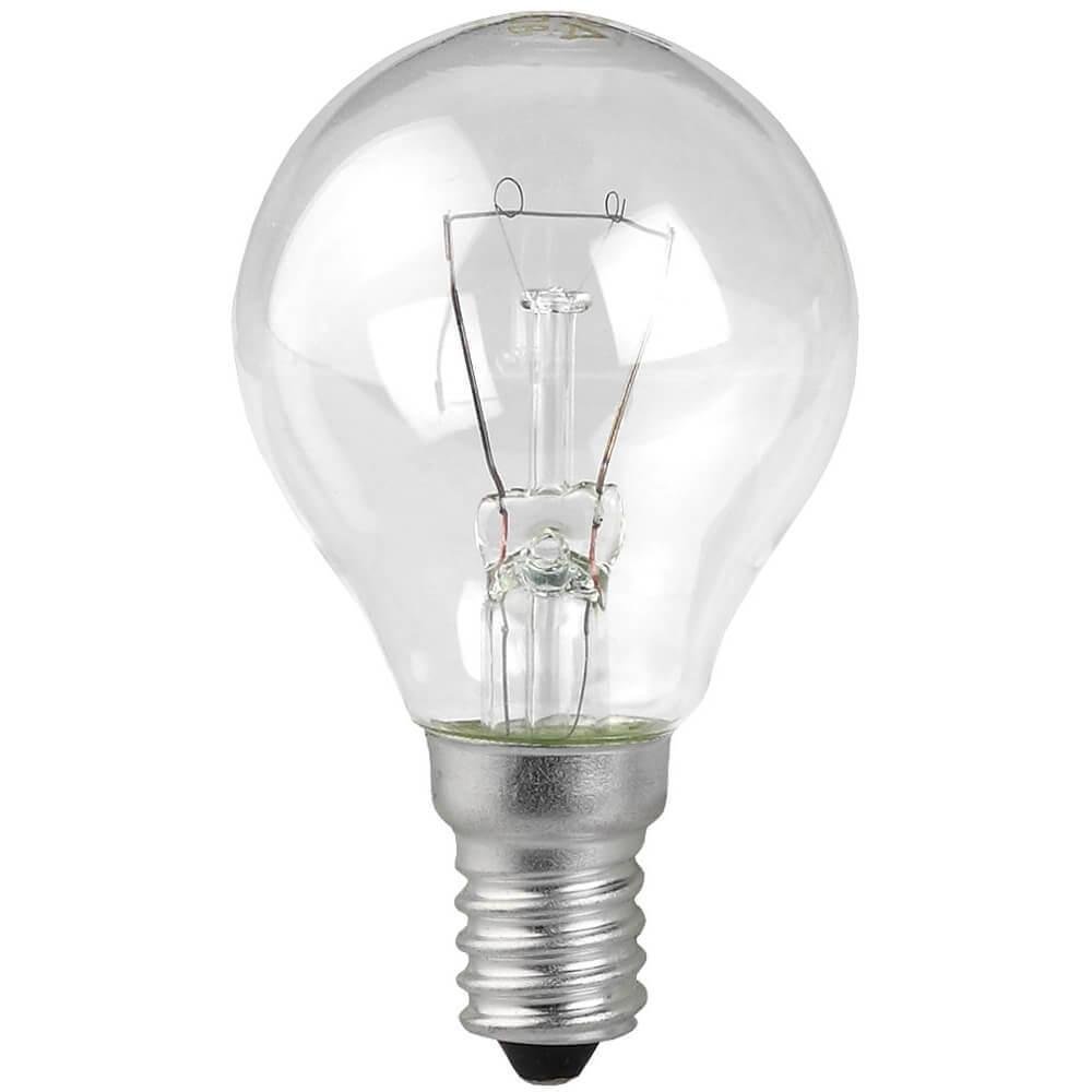 Лампа накаливания ЭРА E14 60W 2700K прозрачная ЛОН ДШ60-230-E14-CL. 