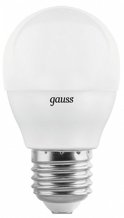 Лампа светодиодная Gauss диммируемая E27 7W 3000K матовая 105102107-D. 