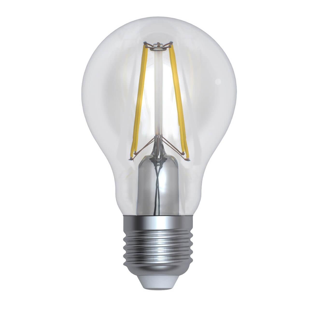 Лампа светодиодная Uniel диммируемая (UL-00005182) E27 10W 4000K прозрачная LED-A60-10W/4000K/E27/CL/DIM GLA01TR. 