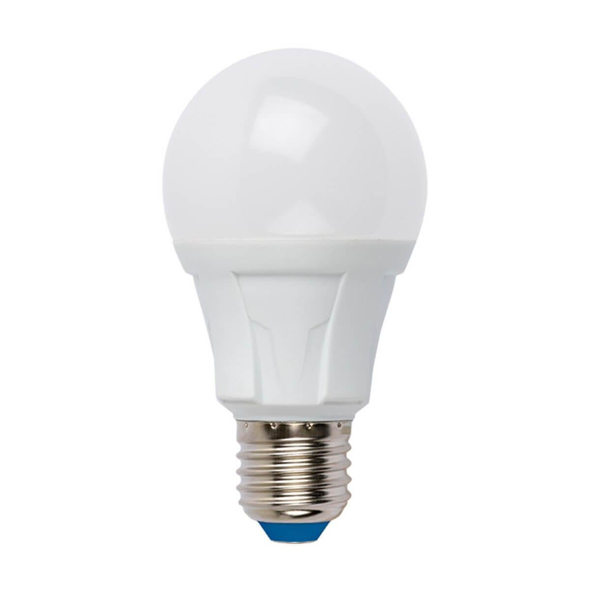 Лампа светодиодная Uniel диммируемая (UL-00004288) E27 12W 6500K матовая LED-A60 12W/6500K/E27/FR/DIM PLP01WH. 