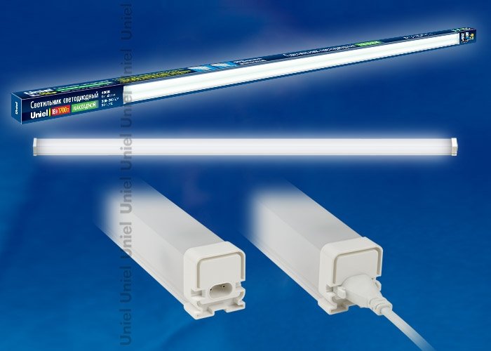 Мебельный светодиодный светильник (UL-00001618) Uniel ULO-BL120-18W/NW/K IP54 White. 