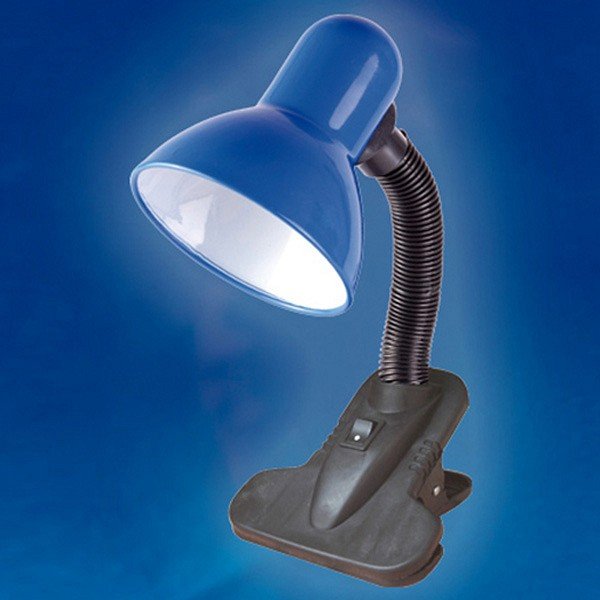 Настольная лампа (09406) Uniel TLI-222 Light Blue E27. 