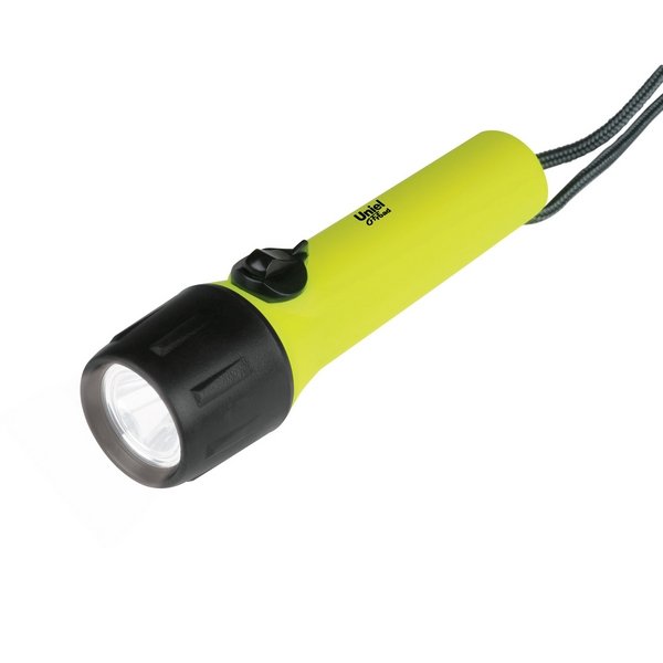 Карманный светодиодный фонарь Uniel (08789) от батареек 166х44 85 лм P-WP011-BB Yellow. 