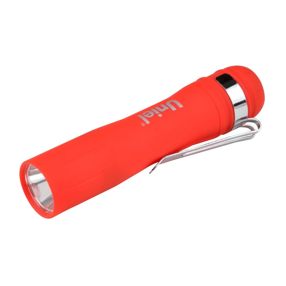 Карманный светодиодный фонарь Uniel (UL-00000210) от батареек 95х20 25 лм S-LD045-B Red. 