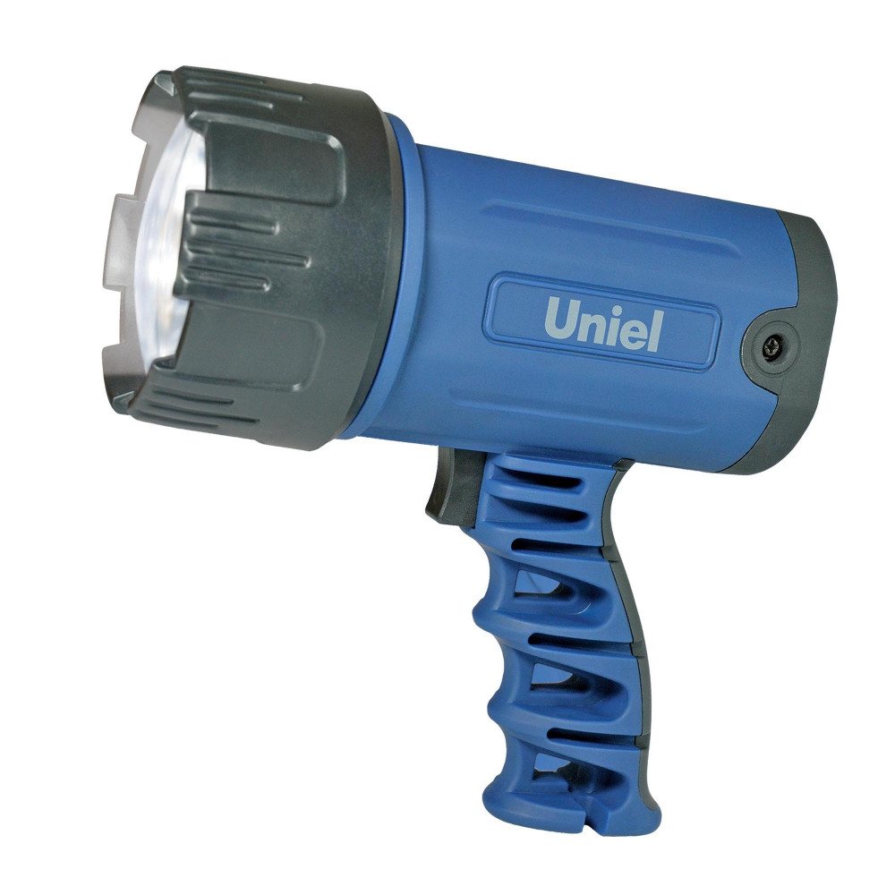 Фонарь-прожектор светодиодный Uniel (03488) аккумуляторный 150 лм S-SL010-BA Blue. 