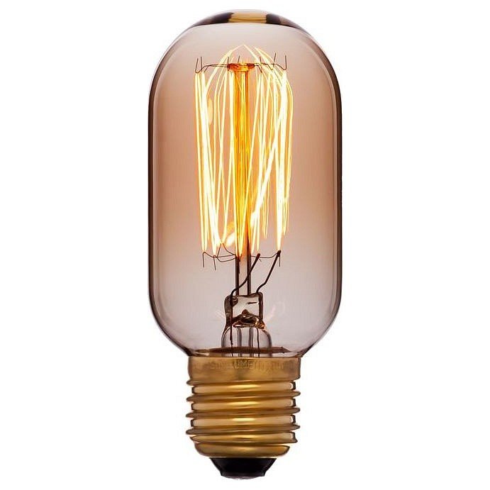 Лампа накаливания E27 40W золотая 051-934. 