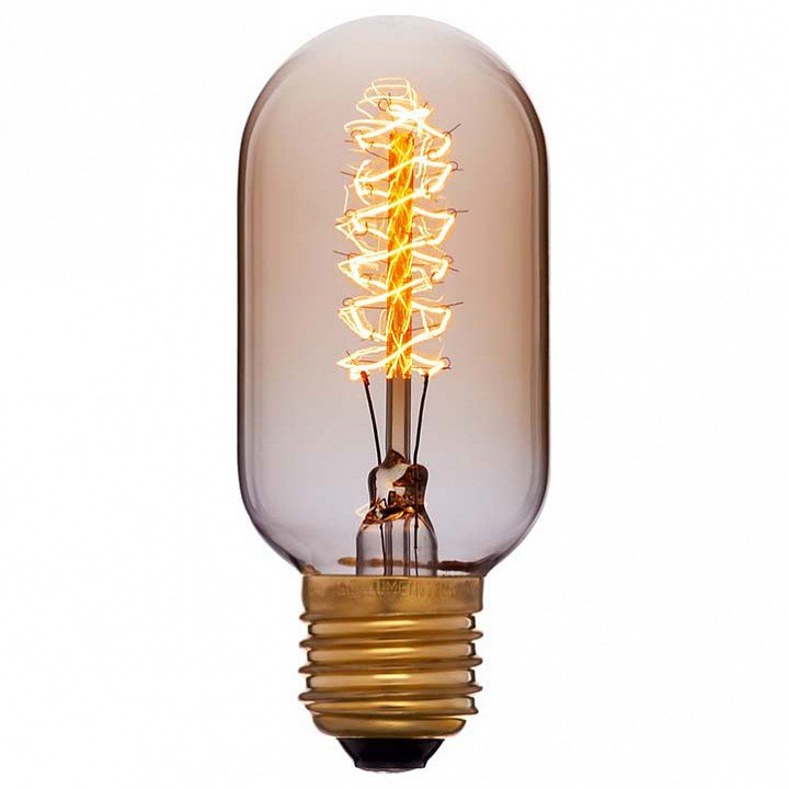 Лампа накаливания E27 40W золотая 051-941. 