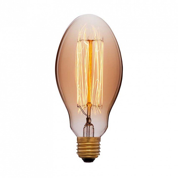 Лампа накаливания E27 60W прозрачная 053-419. 