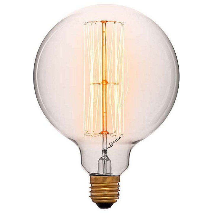 Лампа накаливания E27 60W прозрачная 052-313a. 