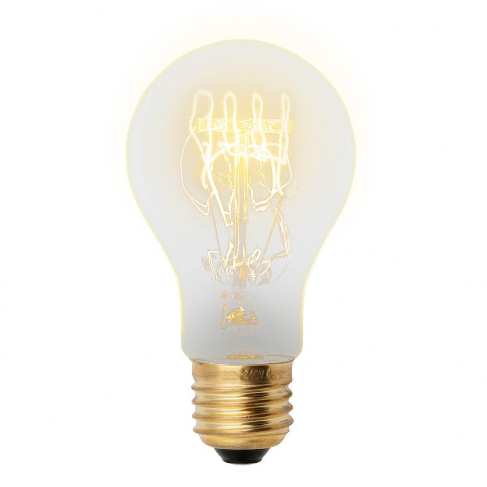 Лампа накаливания Uniel (UL-00000476) E27 60W золотистая IL-V-A60-60/GOLDEN/E27 SW01. 
