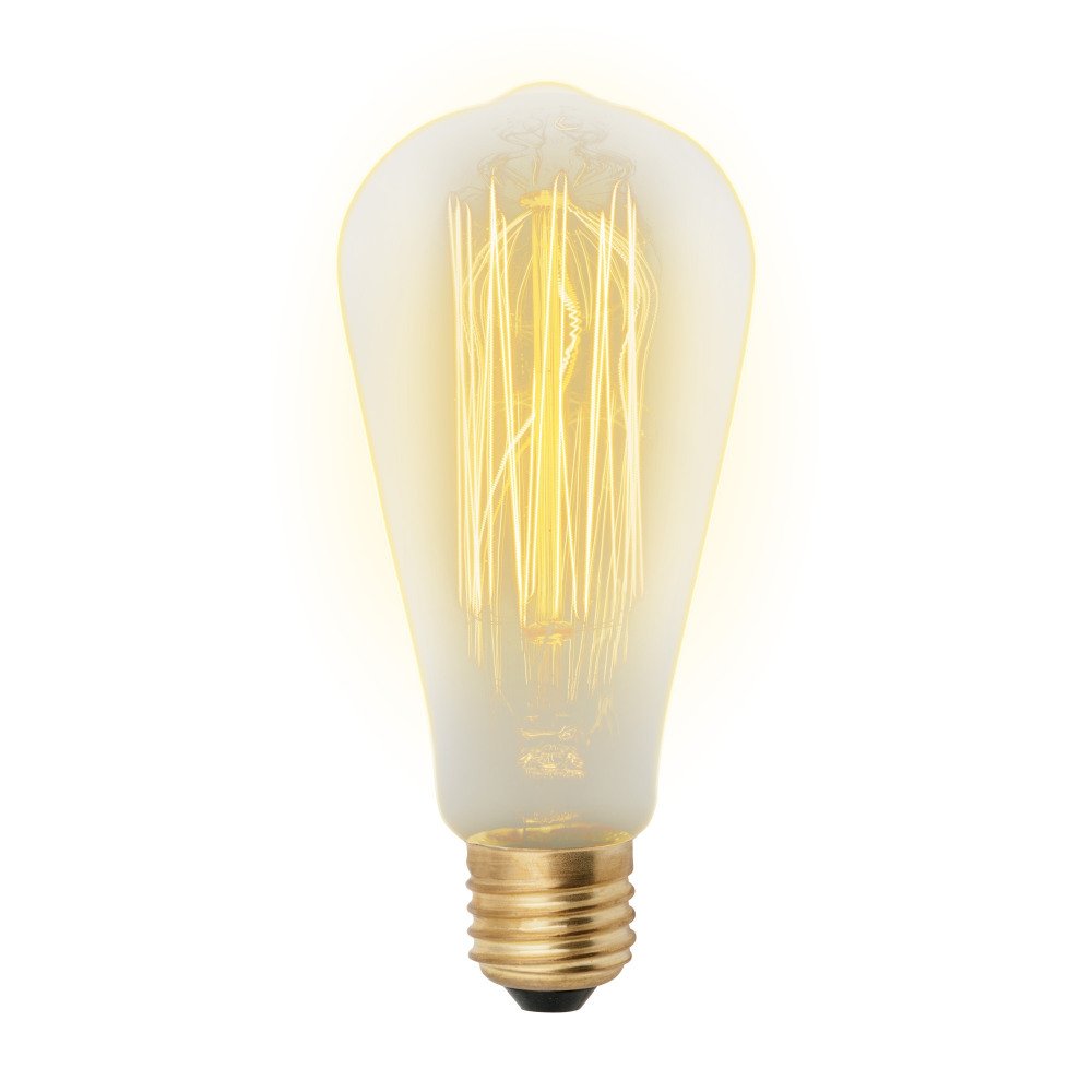 Лампа накаливания Uniel (UL-00000482) E27 60W золотистая IL-V-ST64-60/GOLDEN/E27 VW02. 