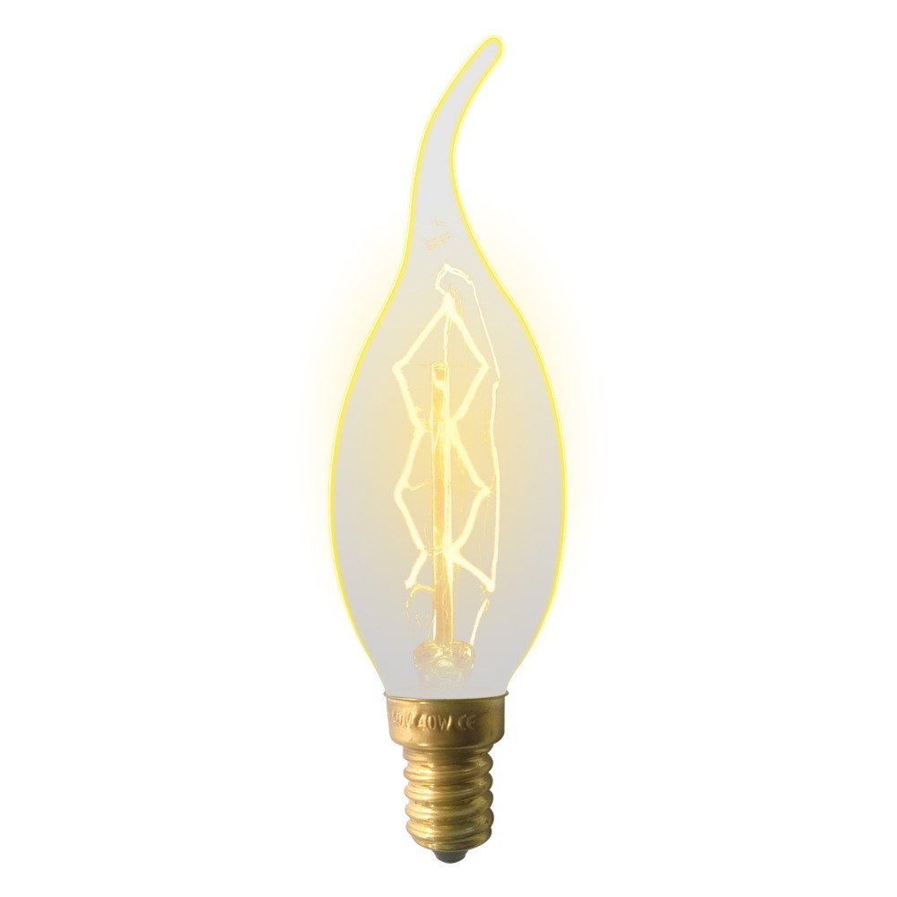 Лампа накаливания Uniel (UL-00000483) E14 60W золотистая IL-V-CW35-60/GOLDEN/E14 ZW01. 