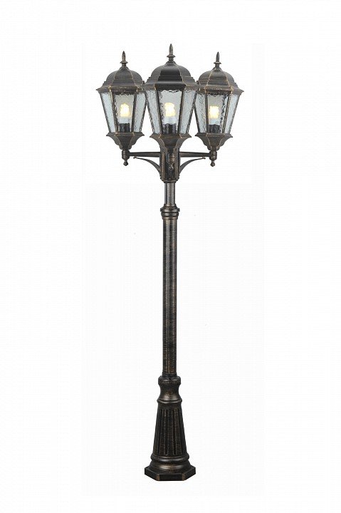 Уличный столб Arte Lamp Genova A1207PA-3BN. 