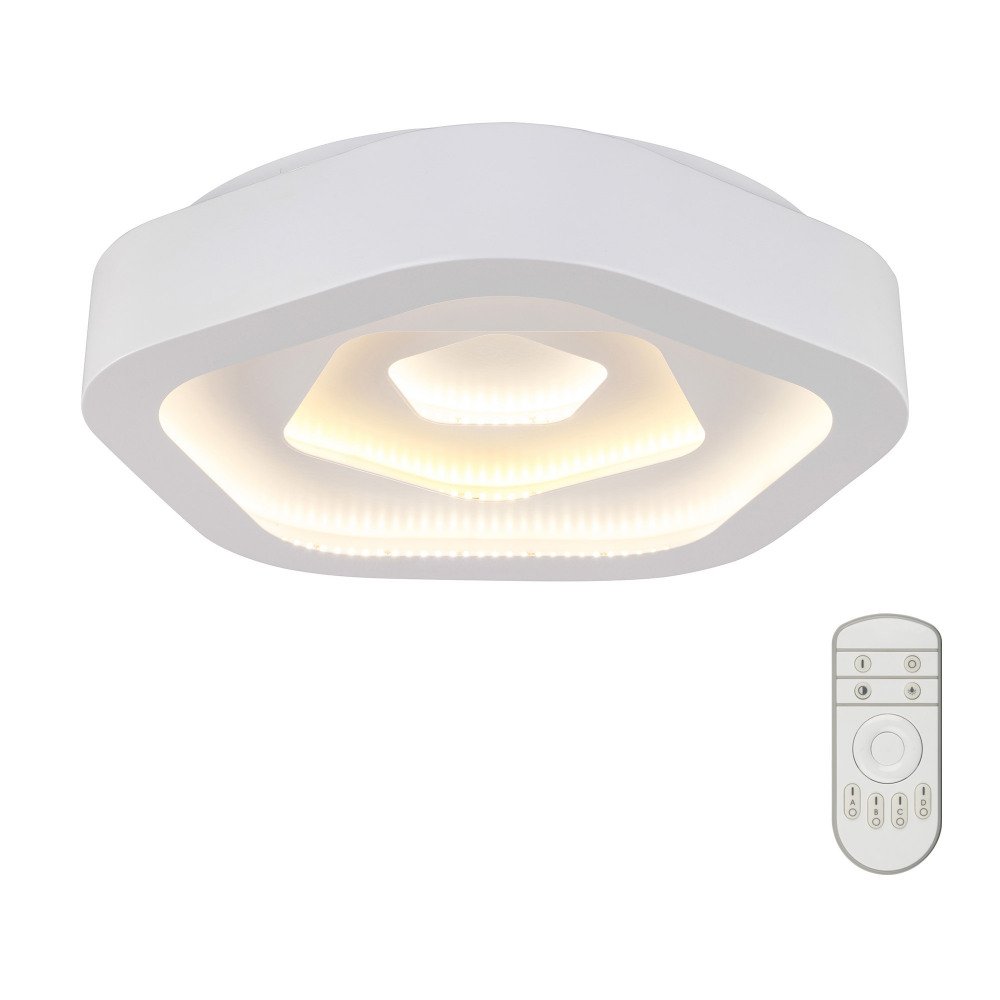 Потолочный светодиодный светильник Fametto Nimfea DLC-N504 62W IRON/WHITE. 