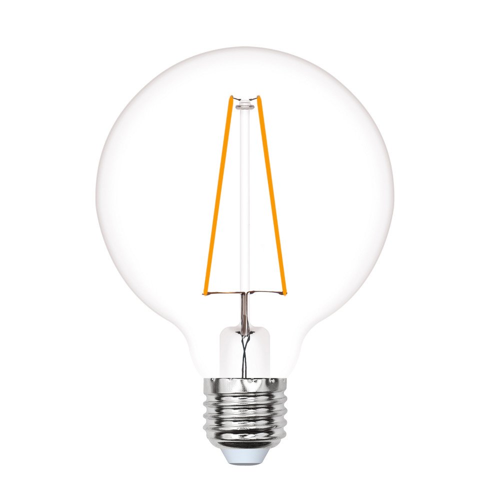 Лампа светодиодная филаментная E27 4W золотистый LED-G95-4W/GOLDEN/E27 GLV21GO UL-00000850. 
