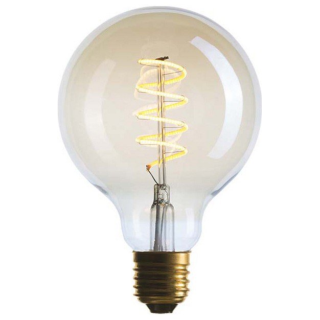 Лампа светодиодная филаментная диммируемая E27 4W 2200K золотой 056-984. 