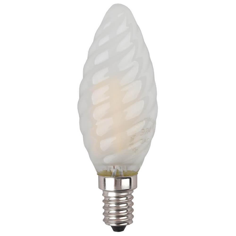 Лампа светодиодная филаментная ЭРА E14 5W 4000K матовая F-LED BTW-5W-840-E14 frost. 