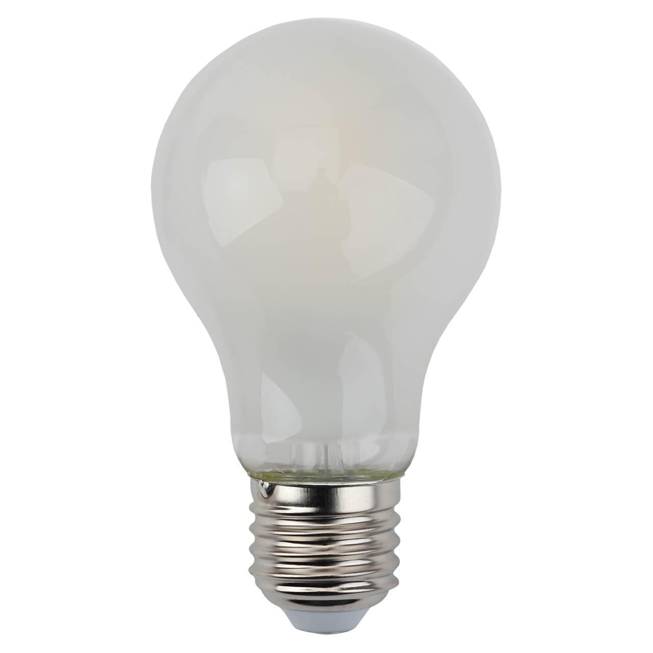 Лампа светодиодная филаментная ЭРА E27 11W 2700K матовая F-LED A60-11W-827-E27 frost. 