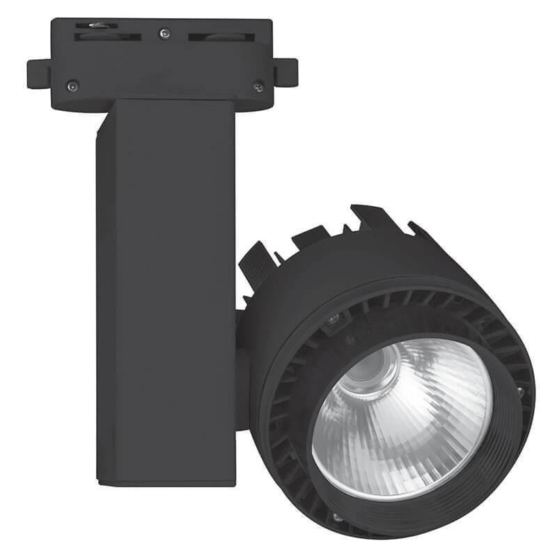 Трековый светодиодный светильник (10962) Volpe 4500K ULB-Q250 20W/NW/A Black. 