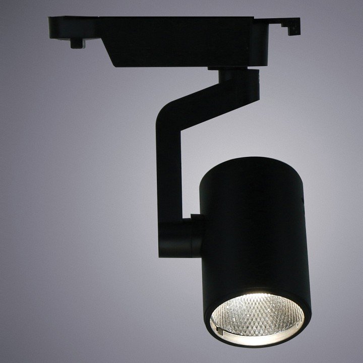 Трековый светодиодный светильник Arte Lamp Traccia A2311PL-1BK. 