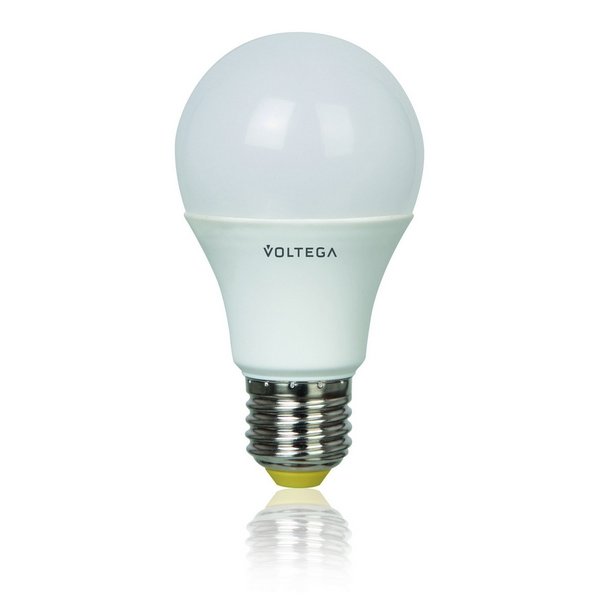 Лампа светодиодная Voltega E27 8.5W 2800К груша матовая VG4-A2E27warm8W 5753. 