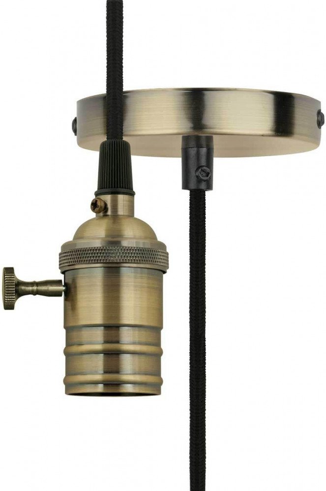 Подвесной светильник (UL-00004500) Uniel DLC-V-S24K/E27 TS/1M/BL Bronze. 