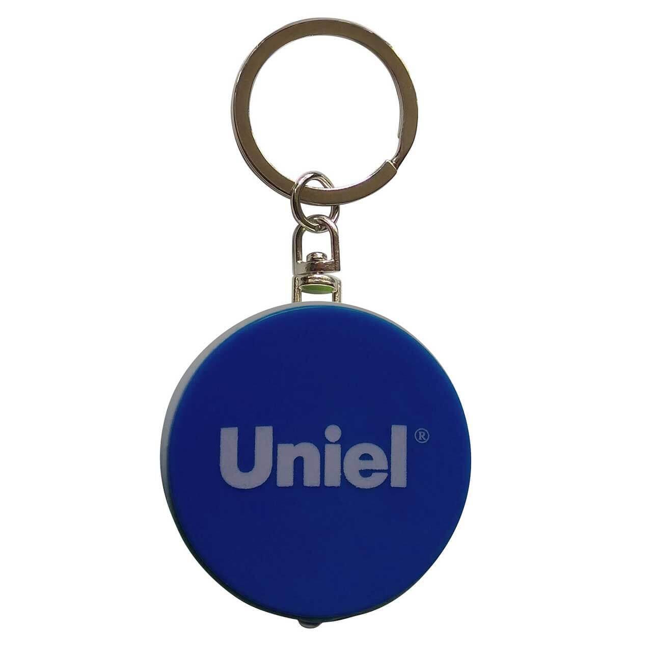 Фонарь-брелок светодиодный (UL-00004097) Uniel Standard Mini от батареек 47х40 S-KL022-T Blue. 